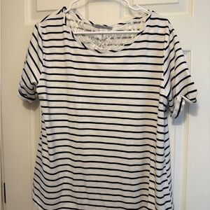 Navy and white stripes!